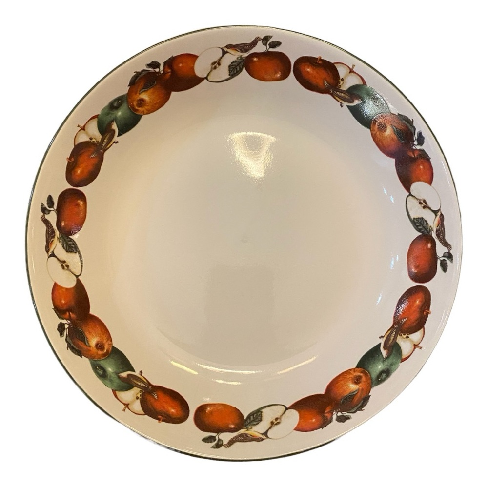 Set of 3 Oneida Majesticware Apples & Warblers Bowls 8" David Carter Brown Vtg